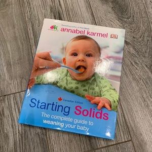 🎈2/$15🎈- Starting Solids by Annabel Karmel Book